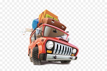 Car Travel Road trip Illustration - Travel,Traveling by car 
