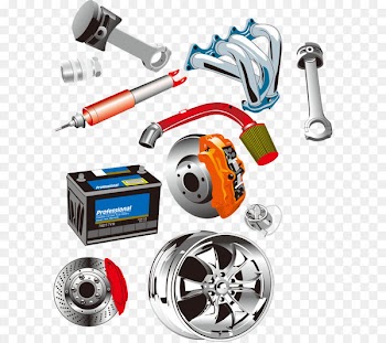 Car - Vector cartoon car parts 