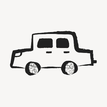 Car, vehicle sticker, cute doodle | Free PSD Illustration - rawpixel