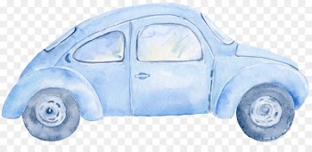 Car Watercolor painting Clip art - Vintage Car 