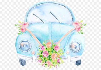 Car Wedding invitation Volkswagen Clip art - Wedding Car 