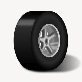 Car wheel clipart, illustration vector. | Free Vector - rawpixel