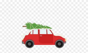 Car With Christmas Tree Svg Scrapbook Cut File Cute - Car With Christmas Tree On Top