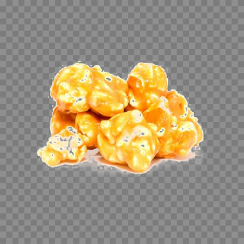 Caramel Popcorn PNG Image Transparent