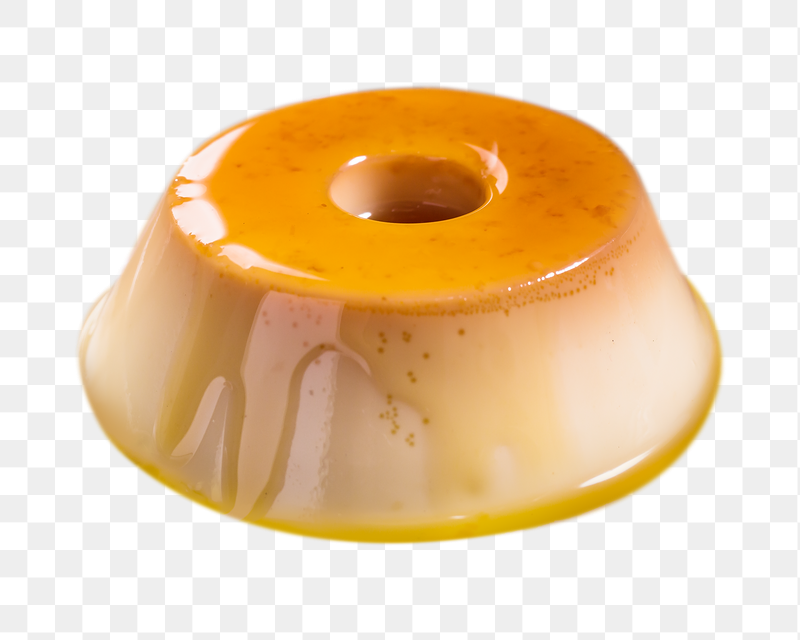 Caramel pudding png sticker, transparent | Free PNG - rawpixel