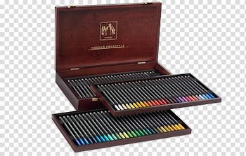 Caran d\'Ache Watercolor painting Colored pencil Wooden box, Skipton transparent background PNG clipart