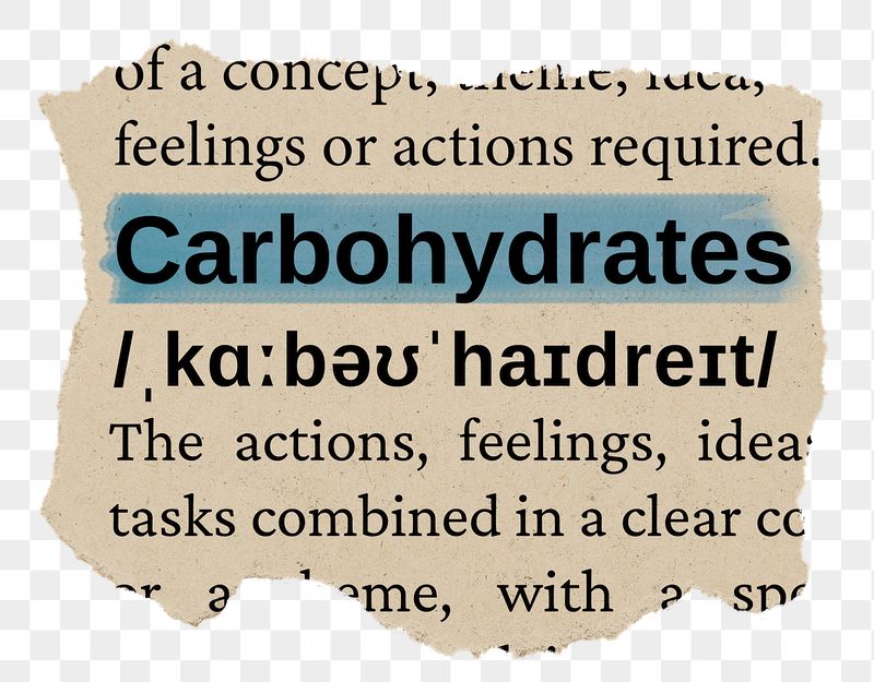 Carbohydrates png word sticker, torn | Free PNG - rawpixel