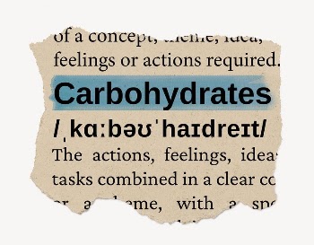 Carbohydrates ripped dictionary, editable word | Free PSD - rawpixel