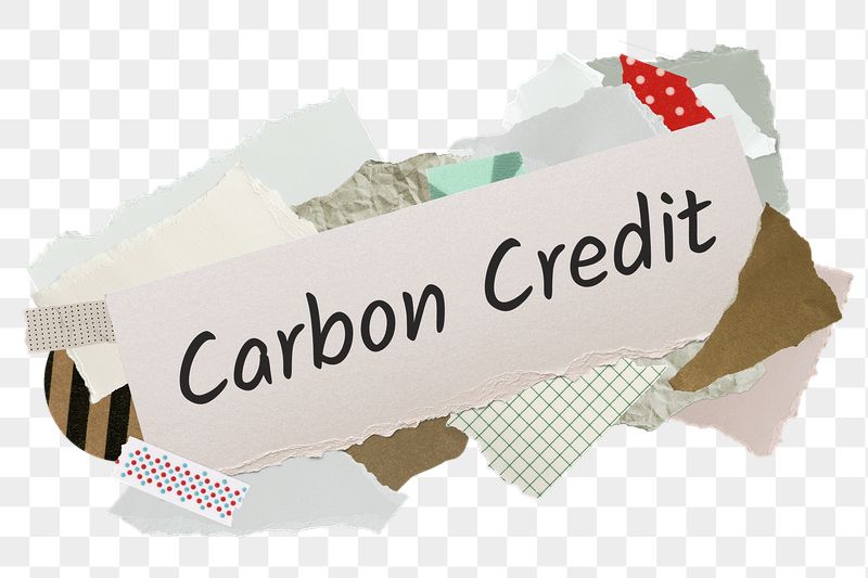 Carbon credit png word sticker, | Free PNG - rawpixel