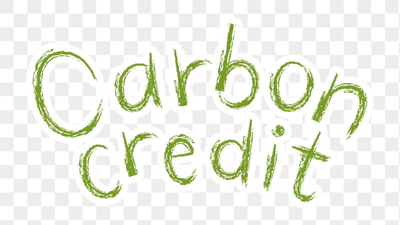 Carbon credit png word sticker | Free PNG - rawpixel