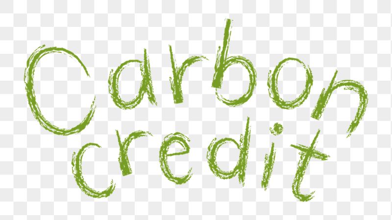 Carbon credit png word sticker | Free PNG - rawpixel