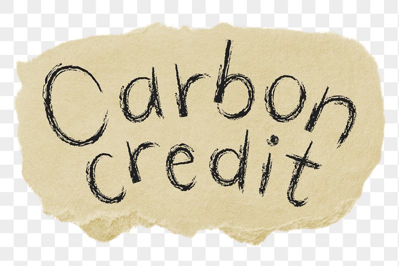 Carbon credit png word sticker | Free PNG - rawpixel