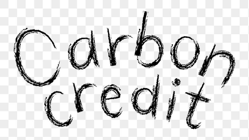 Carbon credit png word sticker | Free PNG - rawpixel