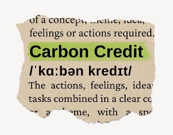 Carbon credit ripped dictionary, editable | Free PSD - rawpixel