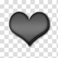 Carbon Fiber Layer Style, gray heart illustration transparent background PNG clipart