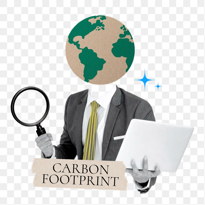 Carbon footprint word png sticker, | Free PNG - rawpixel