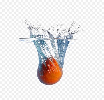 Carbonated water Fruit Splash Photography - Splash of water droplets and fruit 