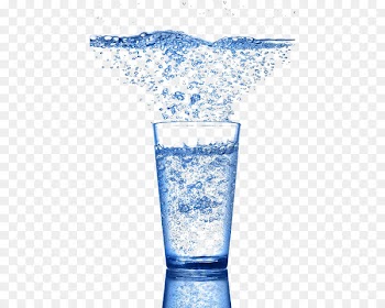 Carbonated water Glass Bubble - Blue water glass bubble 