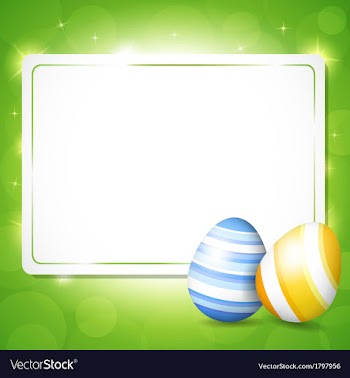  					Card for Easter with eggs vector image														