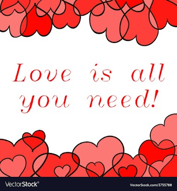 Card or invitation with hearted background vector image