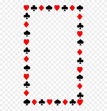 Card Suits Cliparts - Card Suits Border