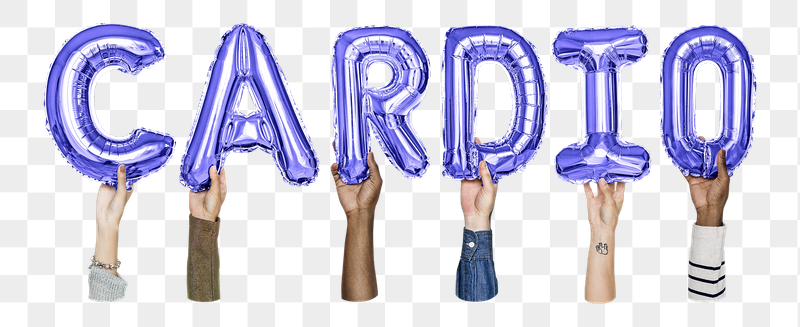 Cardio word png, hands holding | Free PNG - rawpixel