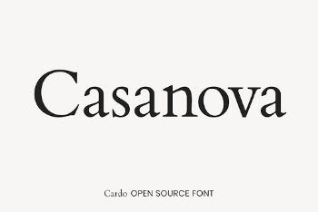 Cardo open source font by David | Free Font Add-on - rawpixel