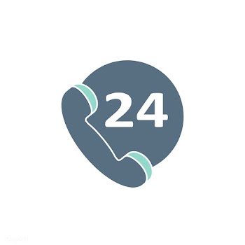 Care 24 hours 24/7 | Free stock vector - 397245