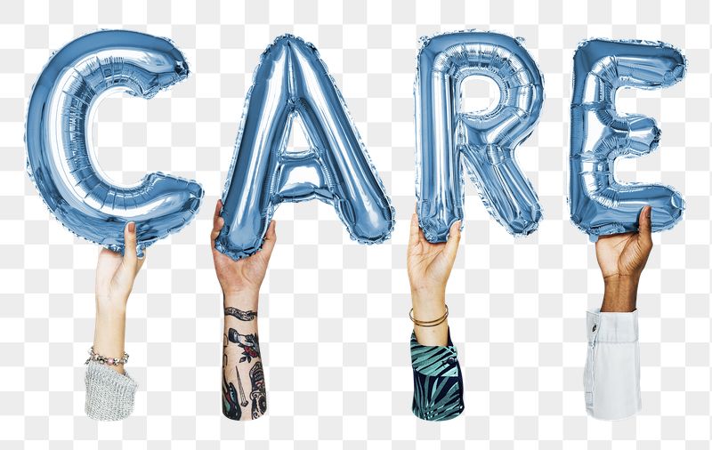 Care balloon png word sticker, | Free PNG - rawpixel