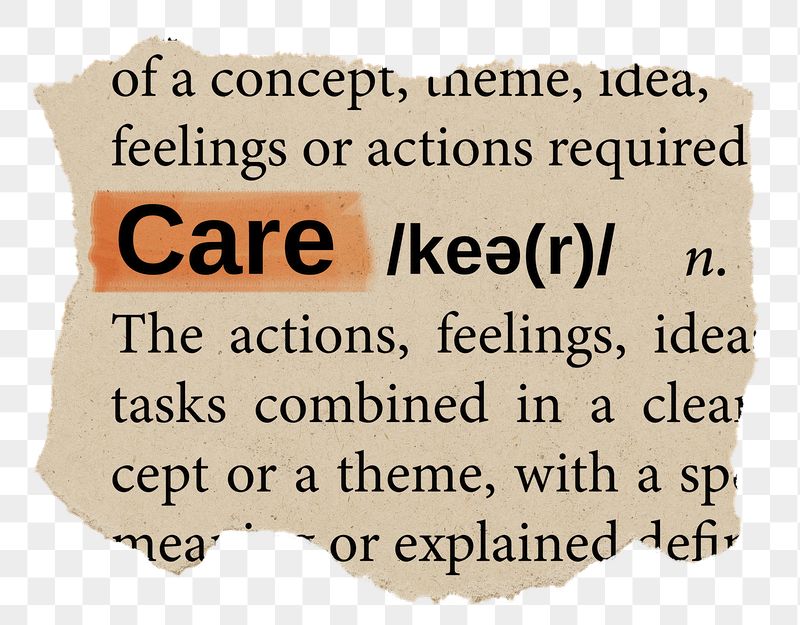 Care png word sticker, torn | Free PNG - rawpixel