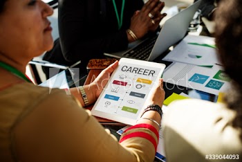Career Opportunity Work Diagram Concept
