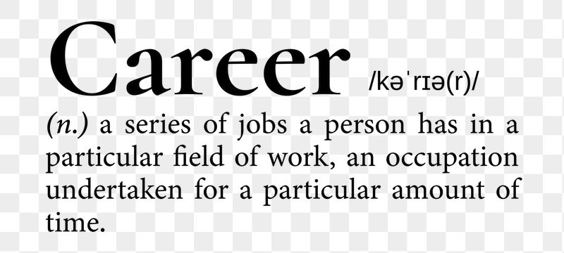 Career png dictionary word sticker, | Free PNG - rawpixel
