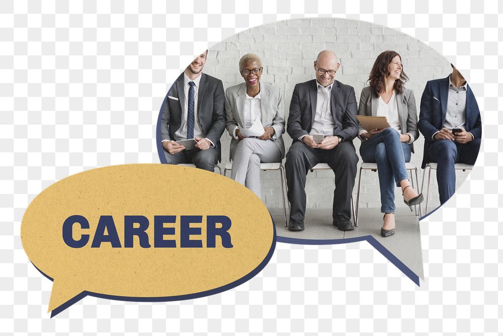 Career png speech bubble, human | Free PNG - rawpixel