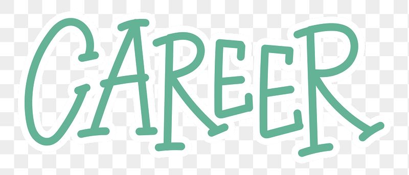 Career png word sticker typography, | Free PNG - rawpixel