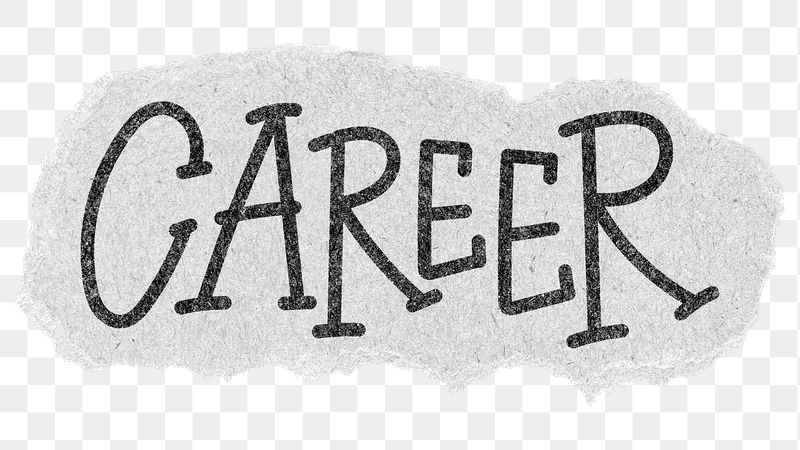 Career png word sticker typography, | Free PNG - rawpixel