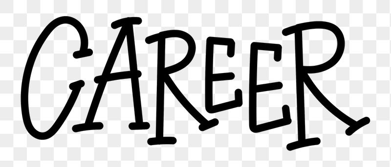 Career png word sticker typography, | Free PNG - rawpixel