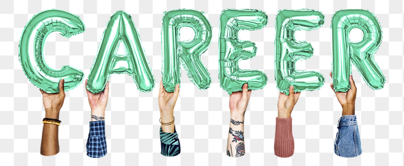 Career word png, hands holding | Free PNG - rawpixel
