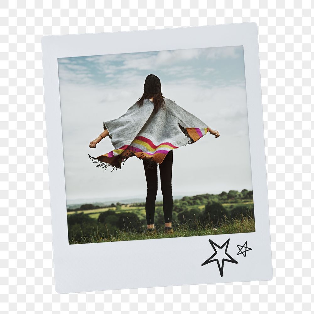 Carefree woman png sticker, travel | Free PNG - rawpixel