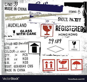 Cargo and freight signs vector image