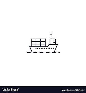 cargo ship creative icon from delivery icons