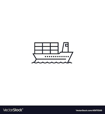 cargo ship creative icon from transport icons