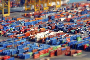 Cargo ship, logistics industry. Free | Free Photo - rawpixel