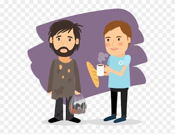 Caring For Our Church Is No Different Than Caring For - Giving Money To Homeless Clipart
