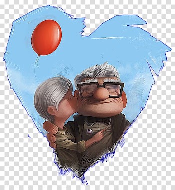 Carl Fredricksen Ellie Fredricksen Pixar Animation Film, carl ellie transparent background PNG clipart