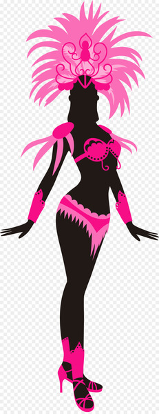 Carnival in Rio de Janeiro Brazilian Carnival Costume Silhouettes - Brazil Rio Olympics dancer 