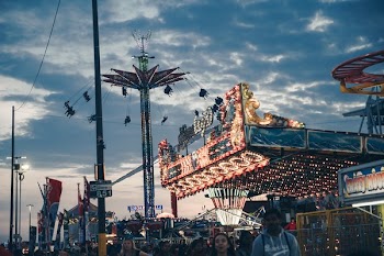 Carnival Lights At Dusk