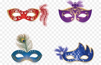 Carnival of Venice Mask Masquerade ball - Color mask dance 