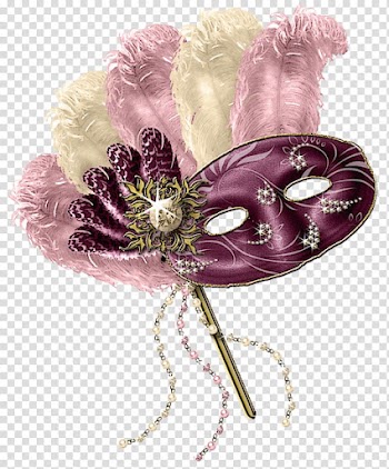 Carnival of Venice Mask, tube transparent background PNG clipart