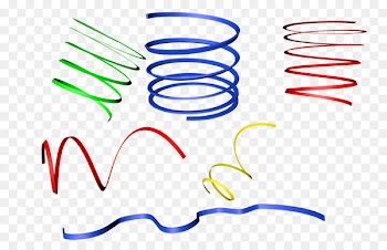 Carnival Serpentine streamer Clip art - streamer 