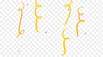 Carnival Serpentine streamer Party Clip art - ballon gold 
